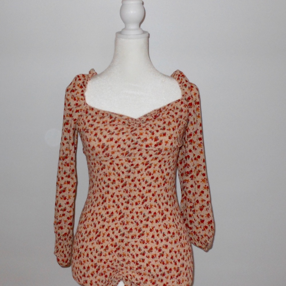 Urban Outfitters Floral Bodycon Mini Dress – Size Small